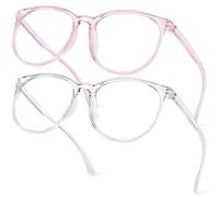 Aomig Occhiali Anti Luce Blu, 2 Pacco Occhiali da Lettura per Uomo e Donna, Occhiali per Pc con Blocco Della Luce Blu, Anti Luce Blu Lenti Antiriflesso per Leggero Comodo Lettori