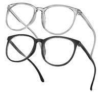 Aomig Occhiali Anti Luce Blu, 2 Pacco Occhiali da Lettura per Uomo e Donna, Occhiali per Pc con Blocco Della Luce Blu, Anti Luce Blu Lenti Antiriflesso per Leggero Comodo Lettori