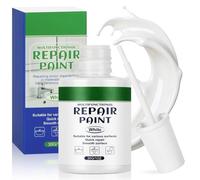 Aomig Vernice per Ritocchi Smaltata 30ml Peintura di Ritocco Bianca Vernice per Riparazione Smalto per Pareti, Ripara Rapidamente Piccoli Difetti, per Ceramica, Legno, Parete e Elettrodomestici