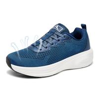 Aomigoct Scarpe da passeggio casual da donna: rete traspirante e cuscino in memory foam per spostamenti quotidiani, suola leggera e antiscivolo per un comfort tutto il giorno, donne attive, Blu, 37.5