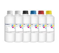Aomya DTF Ink 500 ml x 6 pezzi, inchiostro di trasferimento DTF per pellicola PET compatibile per testine di stampa installate stampanti DTF L1800 R1390 DX5 DX7 ET-4800 ET-8550 XP15000 I3200 4720