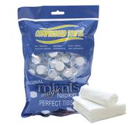 AONAT 100 Pezzi Asciugamani Monouso Compressi,Mini Monouso Asciugamani Compressi Asciugamano,Compressa Portatile Mini Caramelle per escursioni all'aperto,campeggio,viaggi o casa