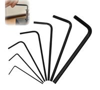 AONAYO Set di 7 chiavi a brugola piccole, 0,7 - 3 mm, in lega di acciaio esagonale, mini chiave, per architetto, adatto per il montaggio di mobili, manutenzione della bicicletta, preparazione