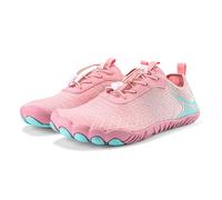 AONEGOLD Scarpe da Acqua Mare Donna Uomo Rapida Asciugatura Scarpe da Scoglio Leggero Acquatiche Barefoot Shoes per Spiaggia Surf Immersione Piscina (Rosa,39EU)