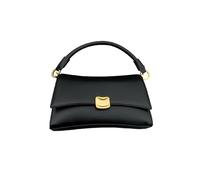 AONETIGER Nuova borsa a tracolla per baguette nera da donna, piccola borsa a tracolla di alta qualità, borsa invernale alla moda, Bk, L