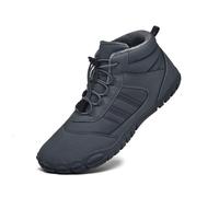 AONETIGER Scarpe Barefoot Invernali Donna Uomo Impermeabili Grigio,44EU