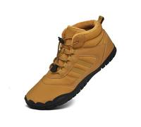 AONETIGER Scarpe Barefoot Invernali Donna Uomo Impermeabili Marrone,39EU