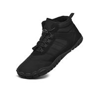 AONETIGER Scarpe Barefoot Invernali Donna Uomo Impermeabili Nero,44EU