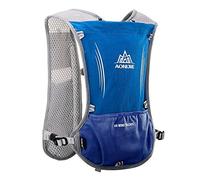 AONIJIE Leggero Zaino Idratazione 5L Zaino da Corsa Zaino di Idratazione Impermeabile e Traspirante Grande capacità Outdoor Zaino da Equitazione Leggero per la Corsa (Blu, TagliaUnica)