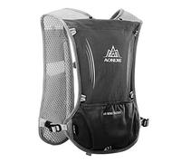 AONIJIE Leggero Zaino Idratazione 5L Zaino da Corsa Zaino di Idratazione Impermeabile e Traspirante Grande capacità Outdoor Zaino da Equitazione Leggero per la Corsa (Nero, TagliaUnica)