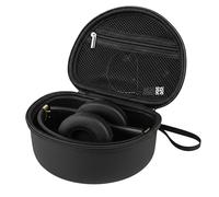 AONKE Custodia compatibile con cuffie over-ear Beats Dr. Dre Studio Pro, Studio3, Solo Pro, Solo4, Solo3, Solo2, Solo2, Solo, wireless, con cancellazione del rumore, colore nero