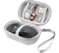 AONKE Custodia rigida da viaggio per mouse wireless Logitech M510/M330/M720/Signature M650 L/G305/G304/MX Anywhere 3/G Pro/G PRO X/G703, borsa a rete per carte (grigio)