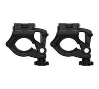 Aonukpdy 2X Staffa di Montaggio per Luce Bici - Supporto per Staffa per Luci per Bicicletta nel Materiale di Nylon di Aggiornamento Adatto per Manubri Bici da 0,86-1,39 Pollici