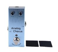 AONYAYBM Pedale Effetti per Chitarra, Pedale Effetti per Chitarra Elettrica, Pedale Effetti per Chitarra Elettrica Abbellisci Mini Accessori Portatili per Prestazioni di Tipo Singolo per(AN-08 Blu)
