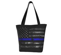 AOOEDM Borsa a tracolla sottile linea blu Borse per la spesa per la spesa a spalla da donna