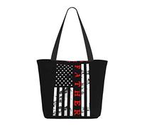 AOOEDM Borsa della spesa da donna con bandiera americana e amore padre 13x11x7 pollici.Il regalo perfetto per San Valentino.È il miglior regalo di San Valentino per mamma, figlia, moglie, ecc.