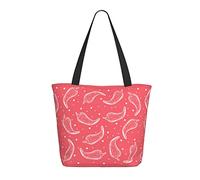 AOOEDM Borsa della spesa da donna modello peperoncino-peperoncino 13x11x7in.Il regalo perfetto per San Valentino.È il miglior regalo di San Valentino per mamma, figlia, moglie, ecc.