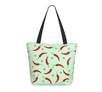 AOOEDM Borsa della spesa da donna modello Peppers-Chili 13x11x7in.Il regalo perfetto per San Valentino.È il miglior regalo di San Valentino per mamma, figlia, moglie, ecc.