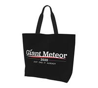 AOOEDM Borsa della spesa riutilizzabile Giant Meteor 2020 da donna in tela