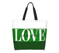 AOOEDM Borsa tote grande da donna per il giorno di San Patrizio, ideale per il tempo libero, con tasca interna, riutilizzabile e adatta anche per lo shopping.
