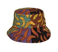 AOOEDM Cappello a Secchiello Unisex Banana Slug Cappello Estivo da Spiaggia da Viaggio Cappello da Pescatore a Tesa Larga
