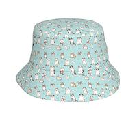 AOOEDM Cute Funny Cats Unisex Bucket Hat Summer Travel Beach Cappello da Sole Cappello da Pescatore a Tesa Larga