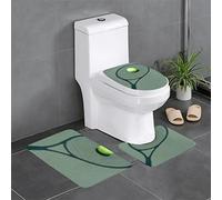 AOOEDM Set di 3 tappetini da bagno per racchette da tennis - morbidi e confortevoli con retro antiscivolo - assorbenti e lavabili in lavatrice 24x16 pollici