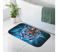 AOOEDM Tappetino per diatomee con stampa tigre animale africano, tappetino per a in terra di diatomee, tappetino da bagno antiscivolo ad asciugatura rapida, 19,7x31,5 pollici