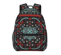 AOOEDM Zaino per laptop Borsa per computer antifurto, Zaini da trekking leggeri da uomo e donna, Borse per libri carine Zaino per college per adolescenti, motivo a scacchi con cuori