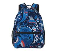 AOOEDM Zaino per laptop da viaggio per ragazzo e ragazza, grande borsa per computer resistente all'acqua Business College Bookbag (nastro di consapevolezza dell'autismo puzzle colorato nero)