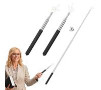 AOOHA Estensibile Mano Puntatore Bastone, 2 Pezzi Bastoncino Per Puntatore, Puntatore Telescopico Insegnanti, Puntatore Per Dito per Insegnanti in Classe Ausili per Insegnanti