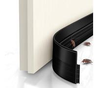 AOOHA Paraspifferi Porta Blindata,Autoadesiva Striscia di Porta,Tagliabile,Guarnizione Sottoporta in TPE per Evitare Entrata Aria Fredda,Rumore,Polvere,Woodlice,Isolamento acustico
