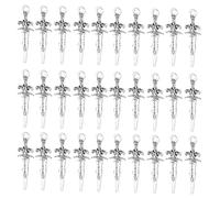 AOOOWER 30 ciondoli a forma di mini spade per la creazione di gioielli, accessori unici alla moda per la creazione di gioielli unici e accessori artigianali