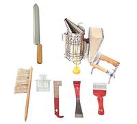 AOOOWER 9Pcs Apicoltura Forniture Apicoltura Strumenti Kit Api Mantenere Forniture Api Mantenere Starter Kit Per Principianti Professionale