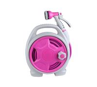 AOOOWER Avvolgitubo retrattile da giardino portatile con 6 modelli di spruzzatore per un facile patio