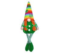 AOOOWER Bambole di peluche arcobaleno gnomi per il giorno di Patrizio Festival irlandese gambe lunghe folletto scandinavo svedese Tomte figura giocattolo
