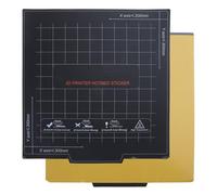 AOOOWER Base Magnetica per Stampante 3D Nastro per Letto Stampa 180/235/310 Mm Piastra Adesiva Quadrata per Piano Riscaldato Superficie Flessibile 1 65 Mm Spessore Lenzuola Calde Costruisci Piastra