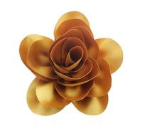 AOOOWER Bella spilla da bavero a forma di fiore in raso delicata spilla francese con motivo unico per la moda in avanti, SizeApprox.14cm/5.51inches, Raso, Nessuna pietra preziosa