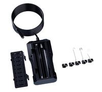 AOOOWER Boroscopio palmare impermeabile a prova di esplosioni con schermo da 2 pollici con aggiornamenti della fotocamera da 8 mm per ispezione tubo automobilistico periscopio batteria rimovibile