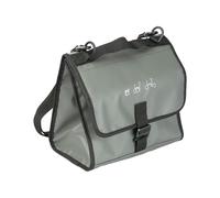 AOOOWER Borsa per bici pieghevole, compatta, resistente alle intemperie, con strisce riflettenti e tasca per carte di credito, impermeabile