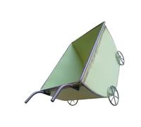 AOOOWER Carrello per fiori, piccolo, moderno, salvaspazio, decorazione in metallo, carriola, supporto per piante per esterni, interni, giardino, cortile, balcone