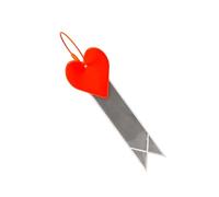 AOOOWER Ciclismo Ciondolo Amore Cuore Nastro Ad Alta Luminosità Multifunzione Bike Attrezzatura Bike Riflettente Strisce di avvertimento Acril