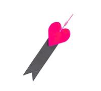 AOOOWER Ciclismo Ciondolo Amore Cuore Nastro Ad Alta Luminosità Multifunzione Bike Attrezzatura Bike Riflettente Strisce di avvertimento Acril