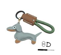 AOOOWER Ciondolo decorativo a forma di flauto dolce antico piccolo portachiavi con struttura artigianale dettagliata per chiave, 6x4.2cm, Plastica, Nessuna pietra preziosa