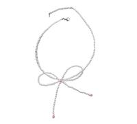 AOOOWER Collana con ciondolo a forma di pianeta, elegante e alla clavicola, delicata catena per il collo, gioiello accessorio, As show, Metallo