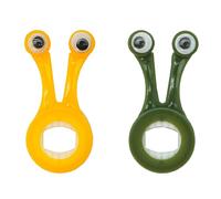 AOOOWER Confezione da 2 supporti regolabili per monitor a lumaca, robusti ed ergonomici, per scrivania e spazi di lavoro