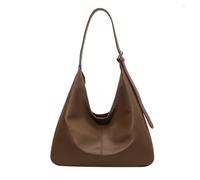 AOOOWER Elegante borsa a tracolla da donna con ampio spazio per tutti i giorni, essenziale per ufficio, università e tempo libero, borsa a tracolla ascellare, cachi, One Size