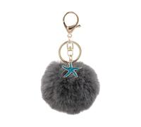 AOOOWER Elegante ciondolo portachiavi alla moda con capibara di colore carino vestito robusto ciondolo in peluche per borse e chiavi, 12cm, cotone PP, Nessuna pietra preziosa