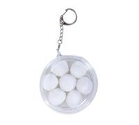 AOOOWER Espositore per badge anime in PVC impermeabile rotondo adatto per gli appassionati di anime, 7*7*2.7cm, PVC, Nessuna pietra preziosa