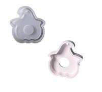 AOOOWER Ghisa di verdure di elastomero di Halloween per la lampada a LED Cottura fatta in casa Gathering Guarniture con 5 inquietanti Countenances Pomodoro Ombra Forma